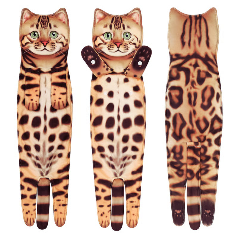 🎁 Early Christmas Sale — Up to 49% OFF! 🎅 Funny Cat Hand Towels