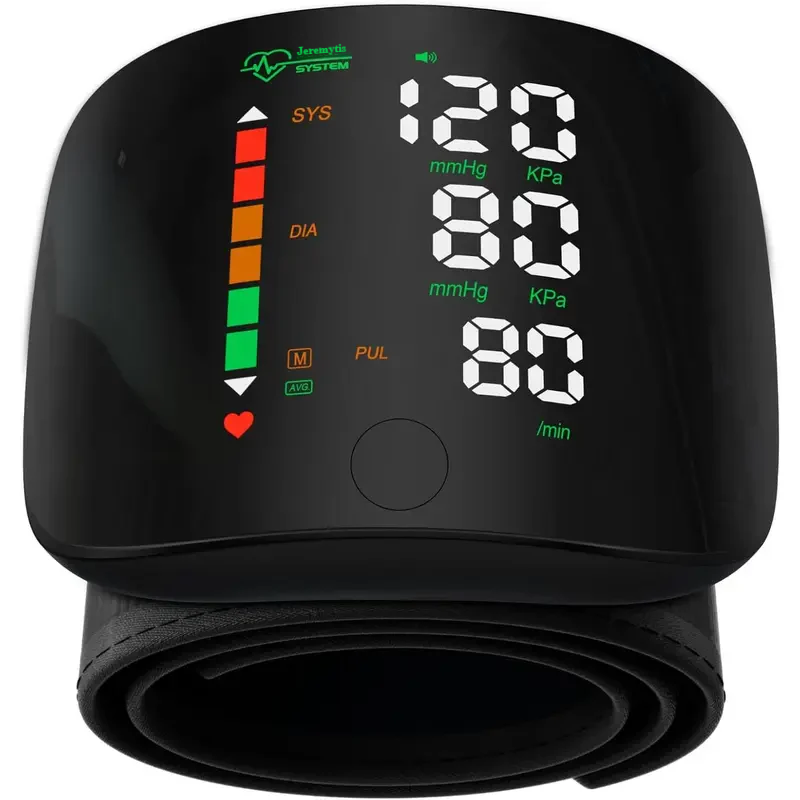 Jeremytis Wrist Blood Pressure Monitor—Health Monitoring Adjustable