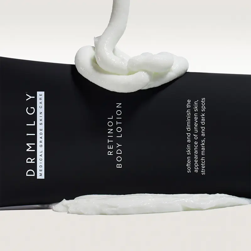 DRMILGY Retinol Body Lotion 6 oz with Shea Butter and Ceramides Skin Care Hydrating