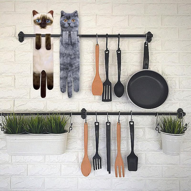 🎁 Early Christmas Sale — Up to 49% OFF! 🎅 Funny Cat Hand Towels