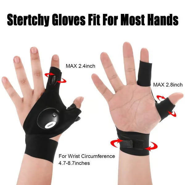 LED Flashlight Waterproof Gloves🧤💡🔧(Maintenance, Exploration, Emergency Lighting)
