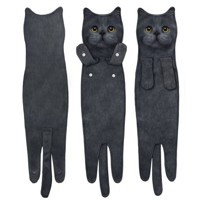 🎁 Early Christmas Sale — Up to 49% OFF! 🎅 Funny Cat Hand Towels