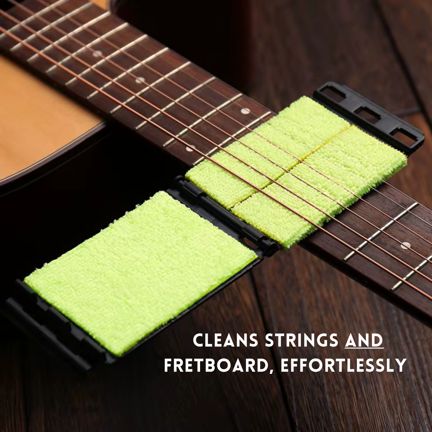 NEGUSY Guitar Cleaning Kit——Cleaner Fretboard Brush Easy to Use Washable