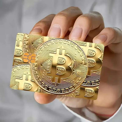 Credit Card Stickers, Bitcoin Pattern Credit Card
