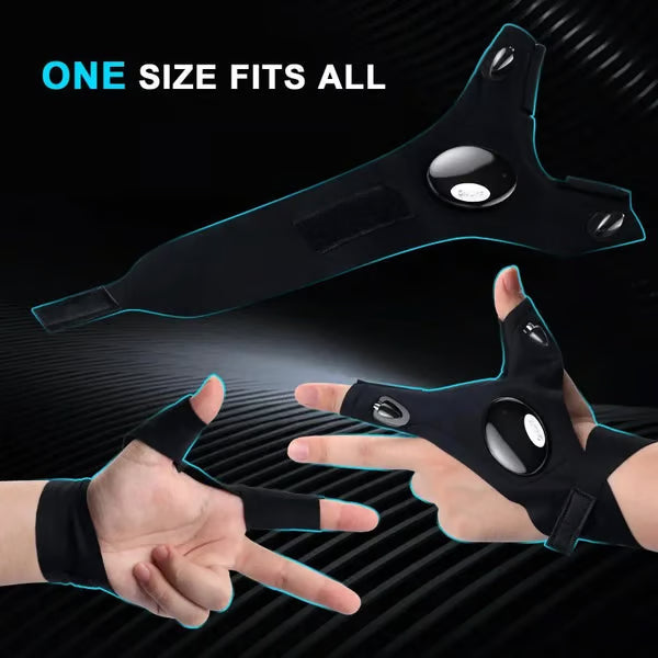 LED Flashlight Waterproof Gloves🧤💡🔧(Maintenance, Exploration, Emergency Lighting)