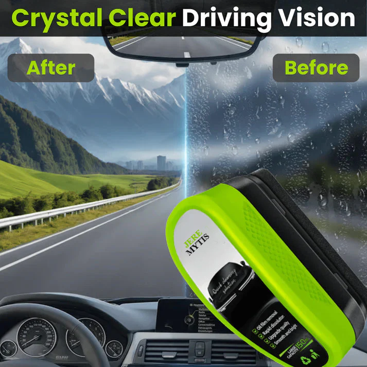 ✨Official store：  JEREMYTIS™ Windshield Oil Film Cleaner Brush — Say Goodbye to Foggy, Dirty Glass Forever!