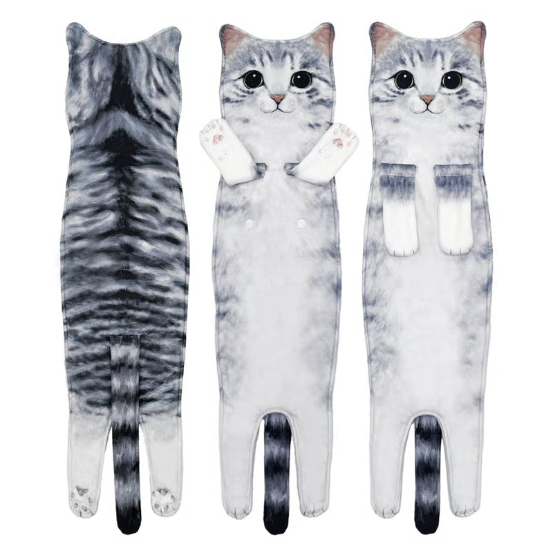 🎁 Early Christmas Sale — Up to 49% OFF! 🎅 Funny Cat Hand Towels