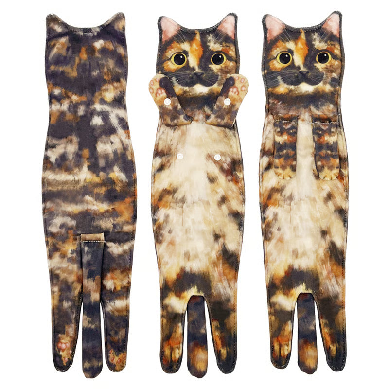 🎁 Early Christmas Sale — Up to 49% OFF! 🎅 Funny Cat Hand Towels