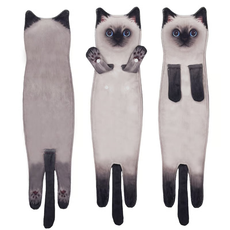 🎁 Early Christmas Sale — Up to 49% OFF! 🎅 Funny Cat Hand Towels