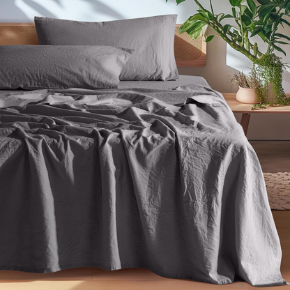 Natural European Linen Sheet