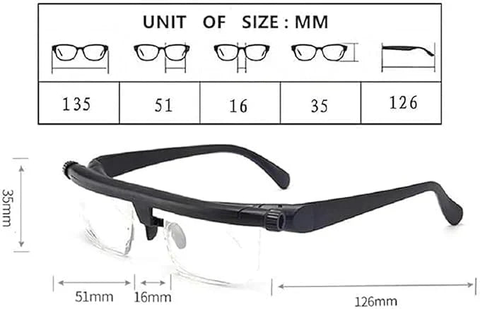 🔥Final 3 hours 60% offAdjustable Focus Glasses for Near and Far Sight