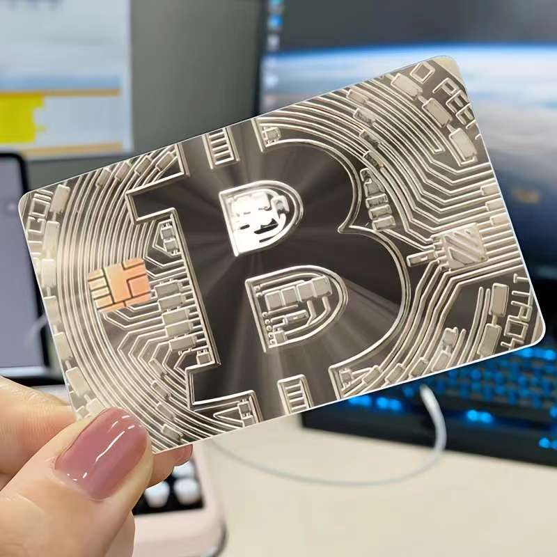 Credit Card Stickers, Bitcoin Pattern Credit Card