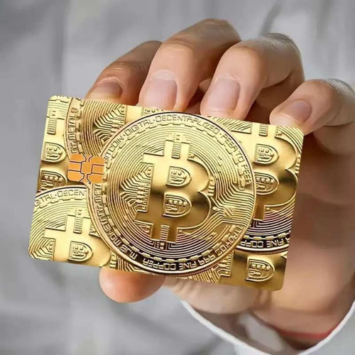 Credit Card Stickers, Bitcoin Pattern Credit Card