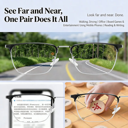 🔥Last Day Buy 1 Get 1 Free🎁High-Definition Eye Protection Blue Light Filter Intelligent Zoom Progressive Lenses Reading Glasses
