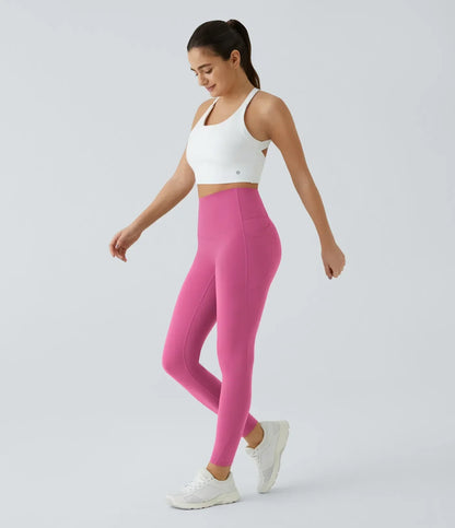 Alisanda®  High Waisted Waist Shaping Pocket Shaping Training Leggings