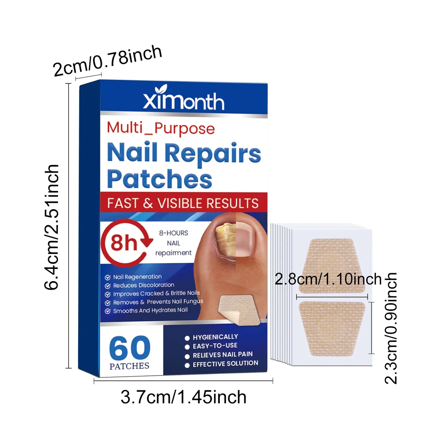 Fungus Nail Repair Patches 60pcs