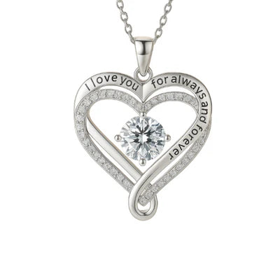 ODALIT-Engraved Heart Necklace for Wife