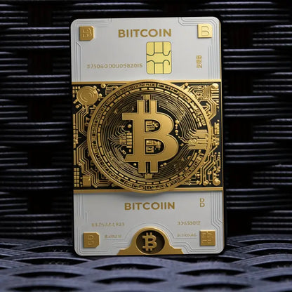 Credit Card Stickers, Bitcoin Pattern Credit Card