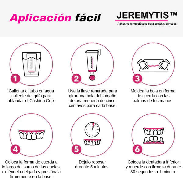 ✨[Tienda Oficial de la Marca] JEREMYTIS™ Adhesivo termoplástico para prótesis dentales (✨COMPRE 2 y llévese 1 GRATIS🎁)