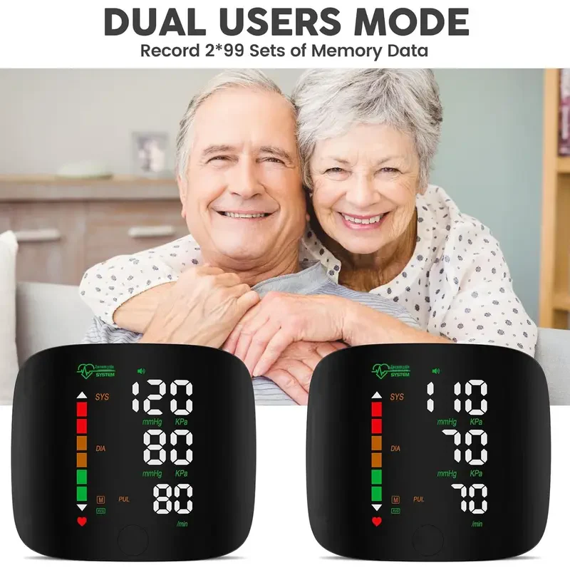 Jeremytis Wrist Blood Pressure Monitor—Health Monitoring Adjustable