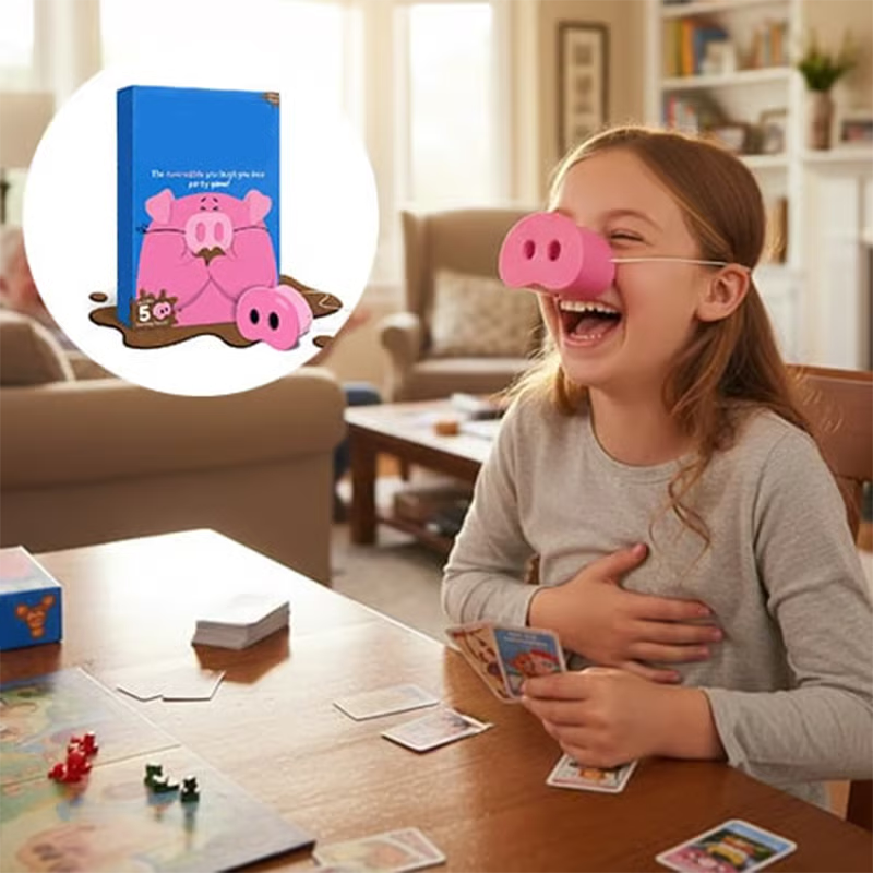 Piggy Nose Puzzle & Game Set