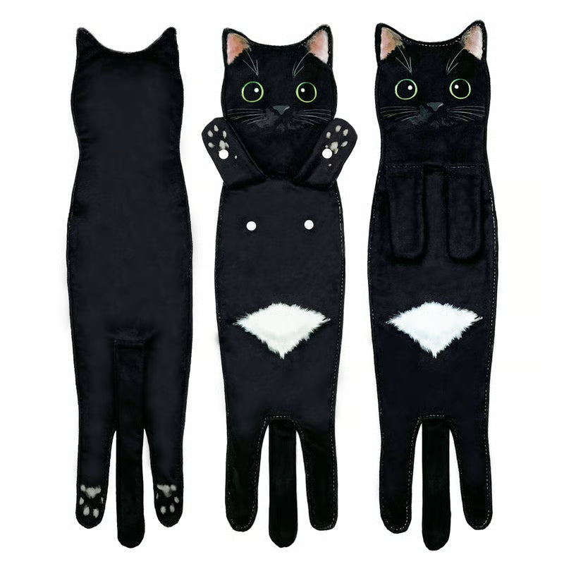 🎁 Early Christmas Sale — Up to 49% OFF! 🎅 Funny Cat Hand Towels