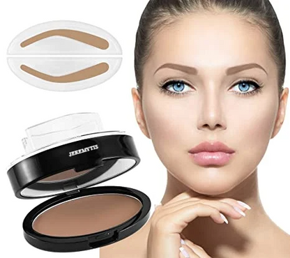 Deluxe Browpro Stamp Set - Waterproof Eyebrow Powder(FREE Brush)