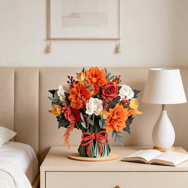 🌼💌 Valentine’s Day 3D Pop-Up Flower Card – Personalized Love Note, A Bloom That Never Fades💖