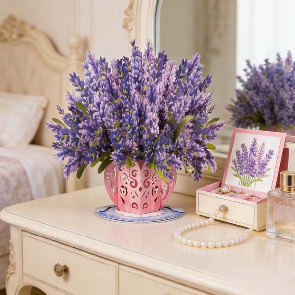 🌼💌 Valentine’s Day 3D Pop-Up Flower Card – Personalized Love Note, A Bloom That Never Fades💖