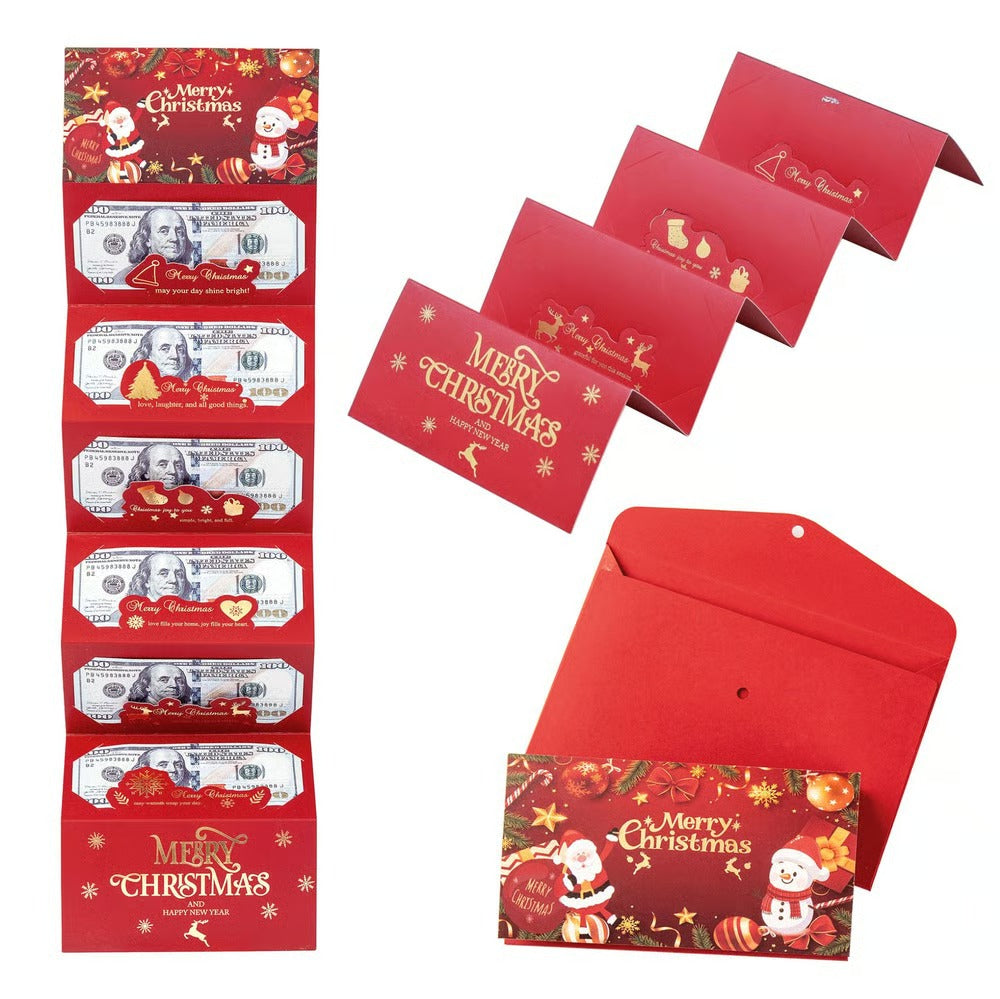 🏆Flash Sale⚡ 50K+ SOLD! Almost Gone-🎅💸Christmas Cash Gift Envelope– A creative way to give cash this Christmas!